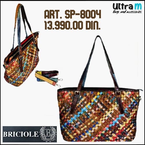 Zenska kožna tašna Briciole Art. SP-8004 195 Multikolor