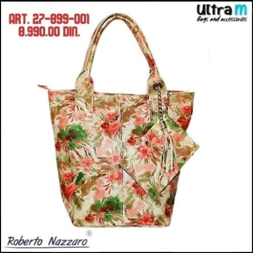 Zenska kožna tašna Roberto Nazzaro Art. 27-899-001 Floral