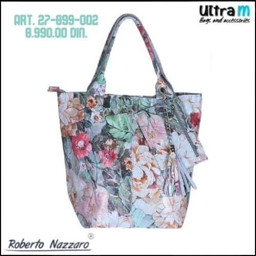 Zenska kožna tašna Roberto Nazzaro Art. 27-899-002 Floral