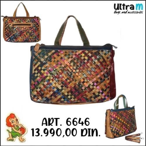 Zenska kožna tašna Sissi bags Art. 6646 195 Multikolor