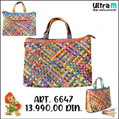 Zenska kožna tašna Sissi bags Art. 6647 195 Multikolor