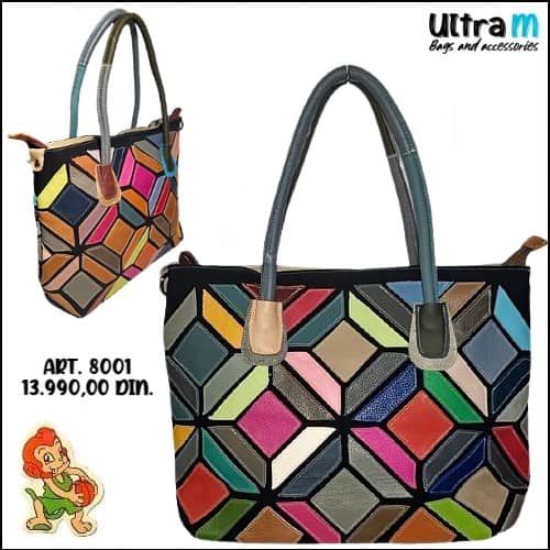Zenska kožna tašna Sissi bags Art. 8001 195 Multicolor