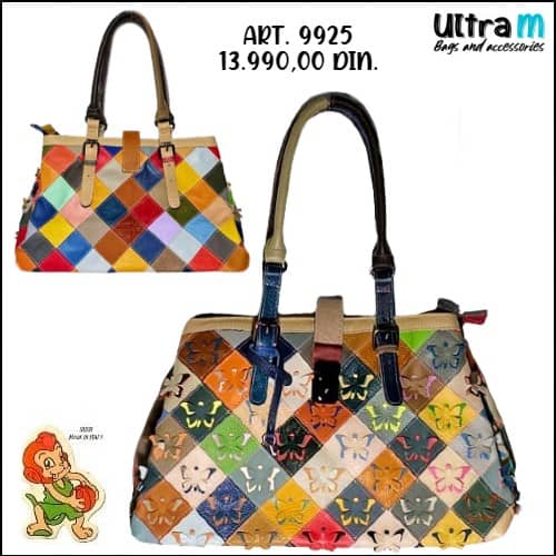 Zenska kožna tašna Sissi bags Art. 9925 195 Multikolor