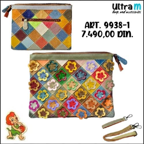 Zenska kožna tašna Sissi bags Art. 9938-1 195 Anna Unikat sa 2 lica