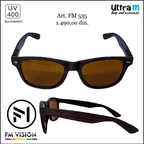 Naočare za sunce FM VISION Art. FM 535 Muške braon