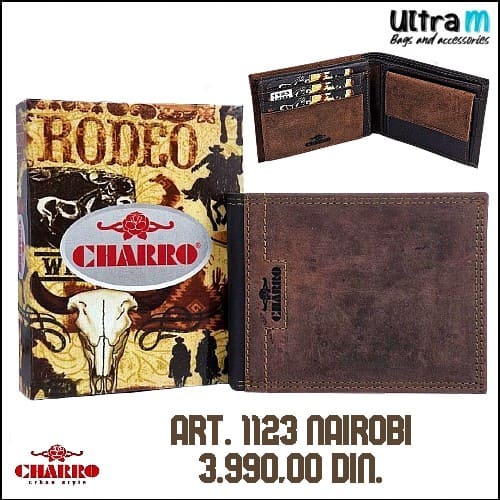 Muški novčanik Charro Art. 1123 Nairobi T.moro