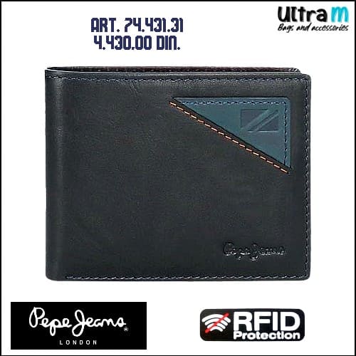 Muški novčanik Pepe Jeans Art. 74.431.33 Striking teget