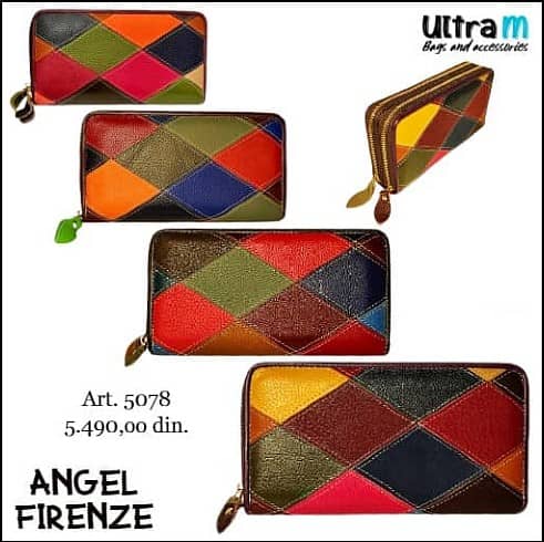 Zenski novčanik Angel Firenze Art. 5078 Unikati multikolor koža