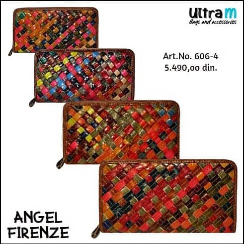 Zenski novčanik Angel Firenze Art. 606-4 Unikati multikolor koža