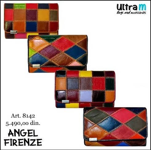 Zenski novčanik Angel Firenze Art. 8142 Unikati multikolor koža