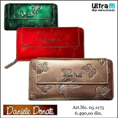 Zenski novčanik Daniele Donati Art. 05.1175 Koža lak
