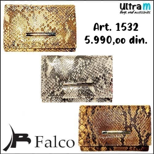 Zenski novčanik Falco House Art. 1532 Koža zmijski print