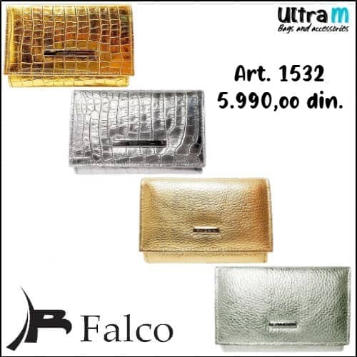 Zenski novčanik Falco House Art. 1532 Zlatni i srebrni