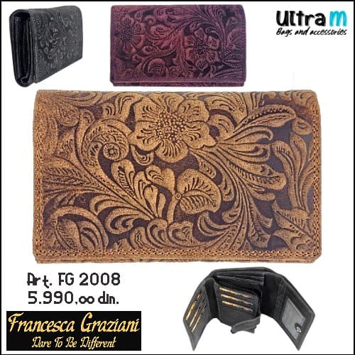 Zenski novčanik Francesca Graziani Art. FG 2008 Koža floral print