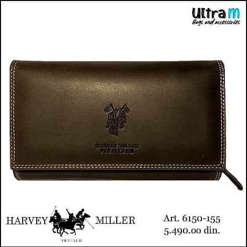 Zenski novčanik Harvey Miller Polo Club Art. 6150-155 Antracite