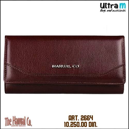 Zenski novčanik The Manual Co Art. 2664 Čokolada braon