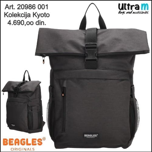 Ranac Beagles Originals Art. 20986 001 Kyoto laptop 15.6'' crni