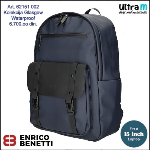 Ranac Enrico Benetti Art. 62151 002 Glasgow laptop 15'' Waterproof teget