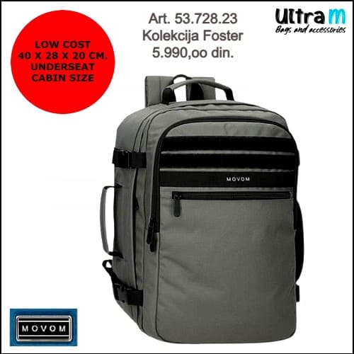 Ranac Movom Art. 53.728.23 Foster low cost underseat sivi