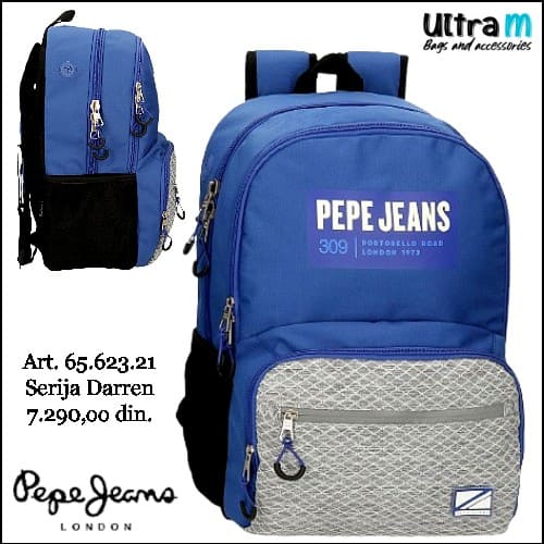 Ranac Pepe Jeans Art. 65.623.21 Darren Plavi