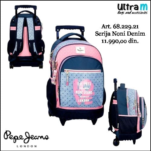 Ranac Pepe Jeans Art. 68.229.21 Noni Denim Multikolor