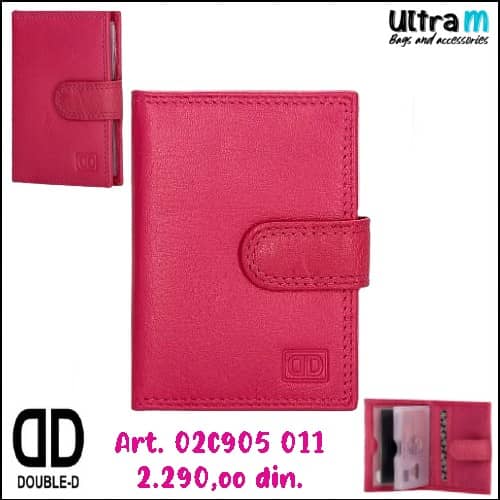 Creditcard etui Double D Art. 02C905 011 RFID Pink