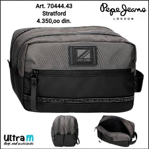Neseser Pepe Jeans Art. 70444.43 Stratford Grey