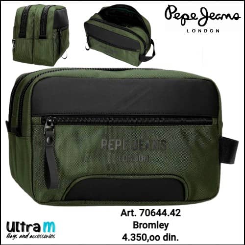 Neseser Pepe Jeans Art. 70644.42 Bromley Olive