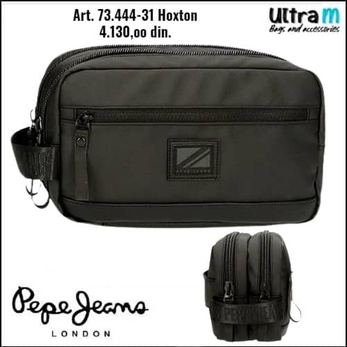 Neseser Pepe Jeans Art. 73444-31 Hoxton Black