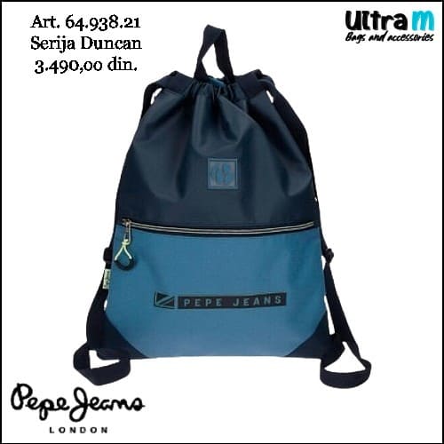 Torba za sport Pepe Jeans Art. 64.938.21 Duncan Plava