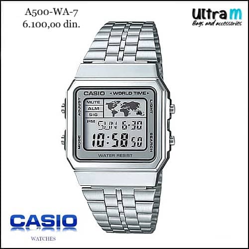 Muški ručni sat Casio Art. A500-WA-7 Digitalni Vintage
