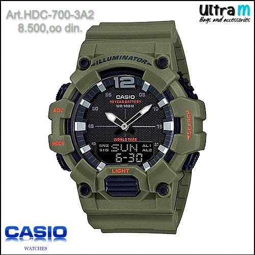 Muški ručni sat Casio Art. HDC-700-3A2