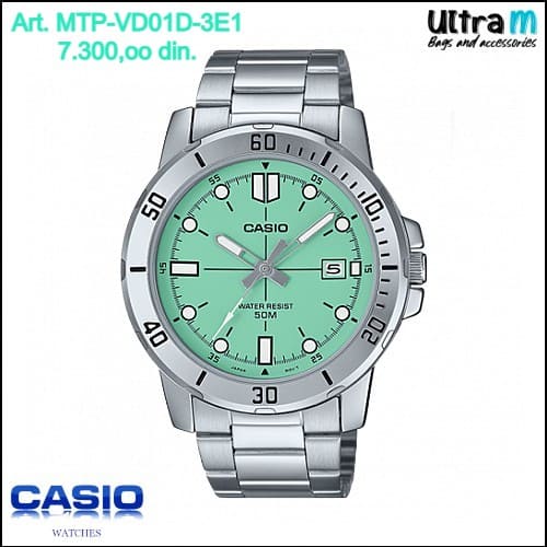 Muški ručni sat Casio Art. MTP-VD01D-3E1