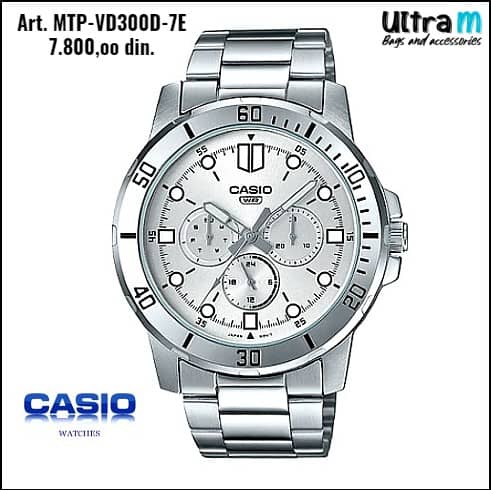 Muški ručni sat Casio Art. MTP-VD300D-7E