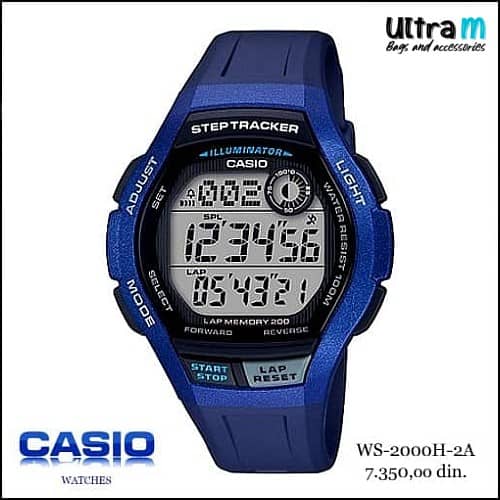 Muški ručni sat Casio Art. WS-2000H-2A Digitalni