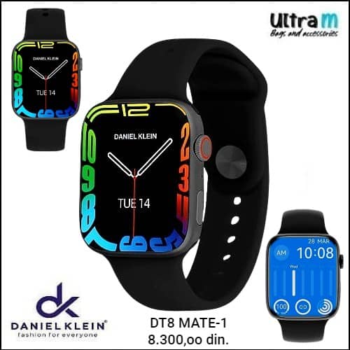 Muški ručni sat Daniel Klein Art. Smart sat DT8 MATE-1 Black