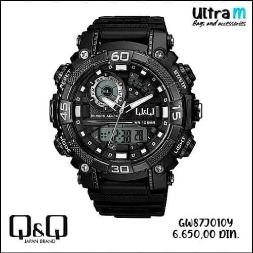 Muški ručni sat Q & Q Art. GW87J010Y Dual-Time