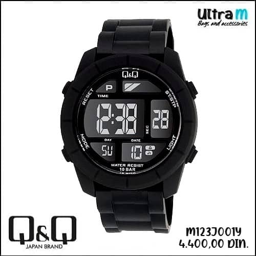 Muški ručni sat Q & Q Art. M123J001Y Digitalni