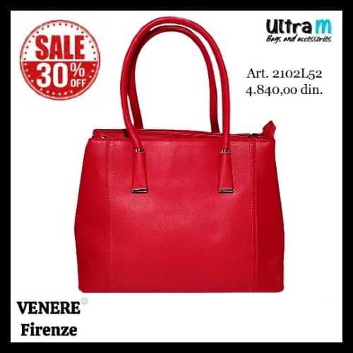 Zenska torba Venere Firenze 2102L52 Crvena