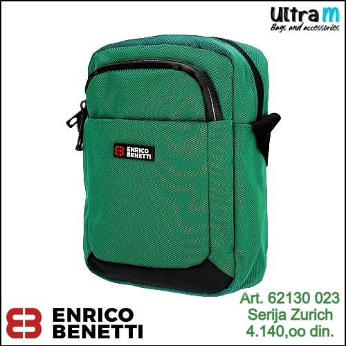 Muška torbica Enrico Benetti Art. 62130 023 Zurich zelena