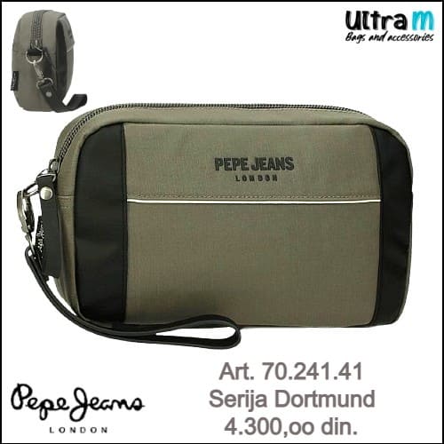 Muška torbica Pepe Jeans Art. 70.241.41 Dortmund Siva