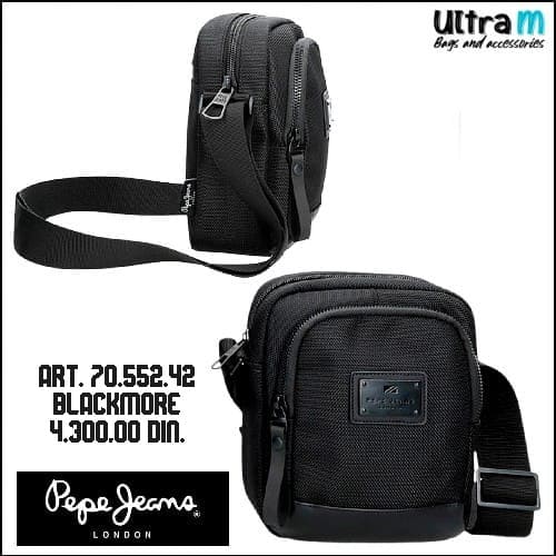 Muška torbica Pepe Jeans Art. 70.552.42 Blackmore Crna