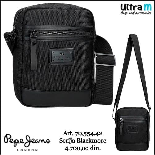 Muška torbica Pepe Jeans Art. 70.554.42 Blackmore Crna
