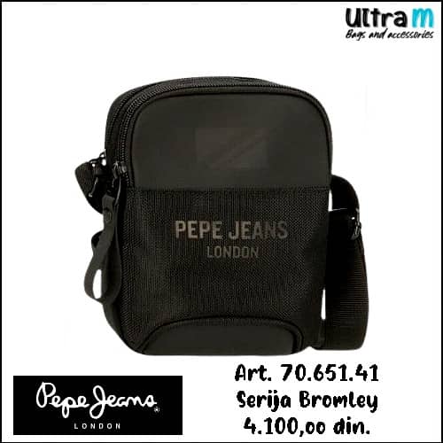 Muška torbica Pepe Jeans Art. 70.651.41 Bromley Crna