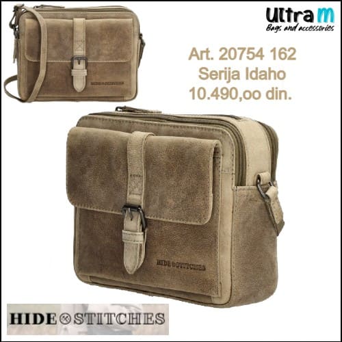 Zenska kožna tašna Hide & Stitches Art. 20754 162 Idaho sand