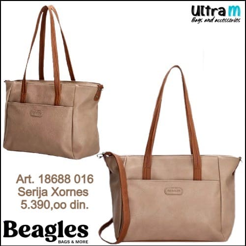 Zenska torba Beagles Art. 18688 016 Xornes Taupe