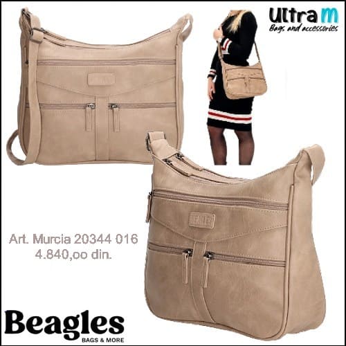 Zenska torba Beagles Art. 20344 016 Murcia taupe