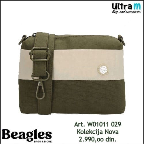 Zenska torba Beagles Art. W01011 029 Nova maslinasta
