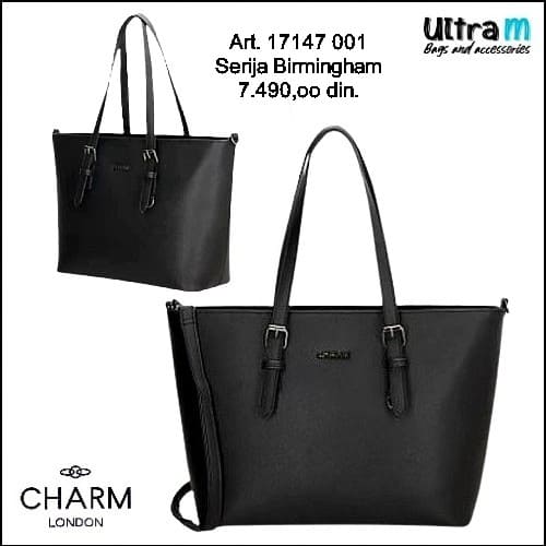 Zenska torba Charm London Art. 17147 001 Birmingham crna