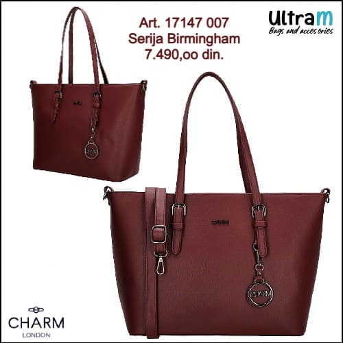 Zenska torba Charm London Art. 17147 007 Birmingham bordo